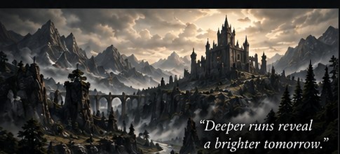 Fantasy kingdom valley